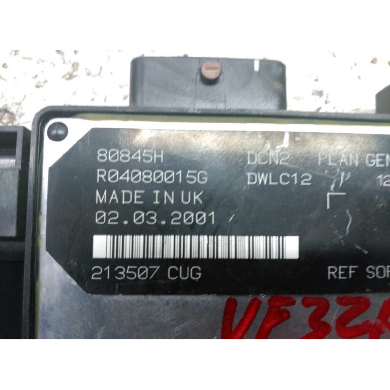 Recambio de centralita motor uce para peugeot 206 berlina 1.9 diesel referencia OEM IAM 9639587680 9640899880 R04080015G