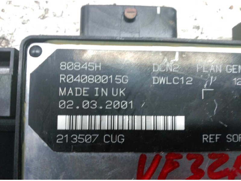 Recambio de centralita motor uce para peugeot 206 berlina 1.9 diesel referencia OEM IAM 9639587680 9640899880 R04080015G