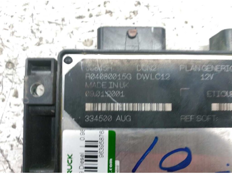 Recambio de centralita motor uce para peugeot 206 berlina 1.9 diesel referencia OEM IAM 9639587680 9640899880 