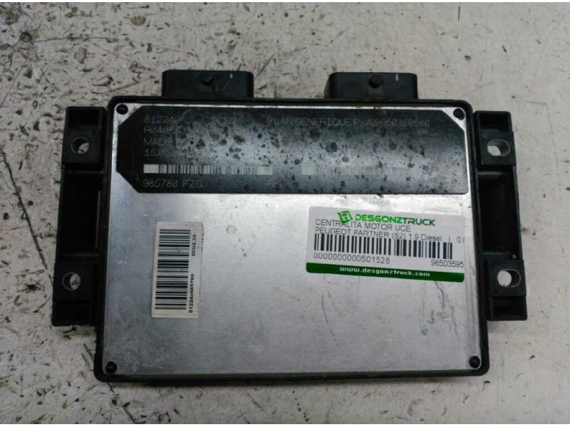 Recambio de centralita motor uce para peugeot partner (s2) 1.9 diesel referencia OEM IAM 9650359580 9661879080 