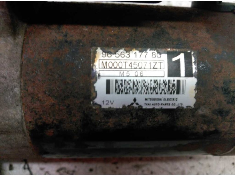 Recambio de motor arranque para citroen c2 furio referencia OEM IAM 9656317780 8 DIENTES M000T45071ZT