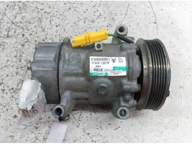Recambio de compresor aire acondicionado para citroen c2 furio referencia OEM IAM 9655191680 1450F 