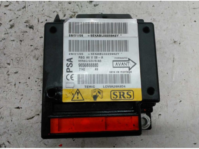 Recambio de centralita airbag para citroen c2 empresa referencia OEM IAM 9656888880 LV5A26A8D4 