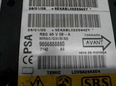 Recambio de centralita airbag para citroen c2 empresa referencia OEM IAM 9656888880 LV5A26A8D4  2