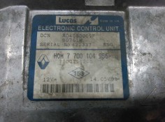 Recambio de centralita motor uce para renault clio ii fase i (b/cbo) 1.9 diesel referencia OEM IAM 7700104956 7700111205 80761H 2