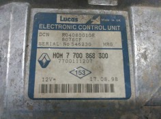 Recambio de centralita motor uce para renault megane i coupe fase 2 (da..) 1.9 dti rsi referencia OEM IAM 7700868300 80760F 7701 2