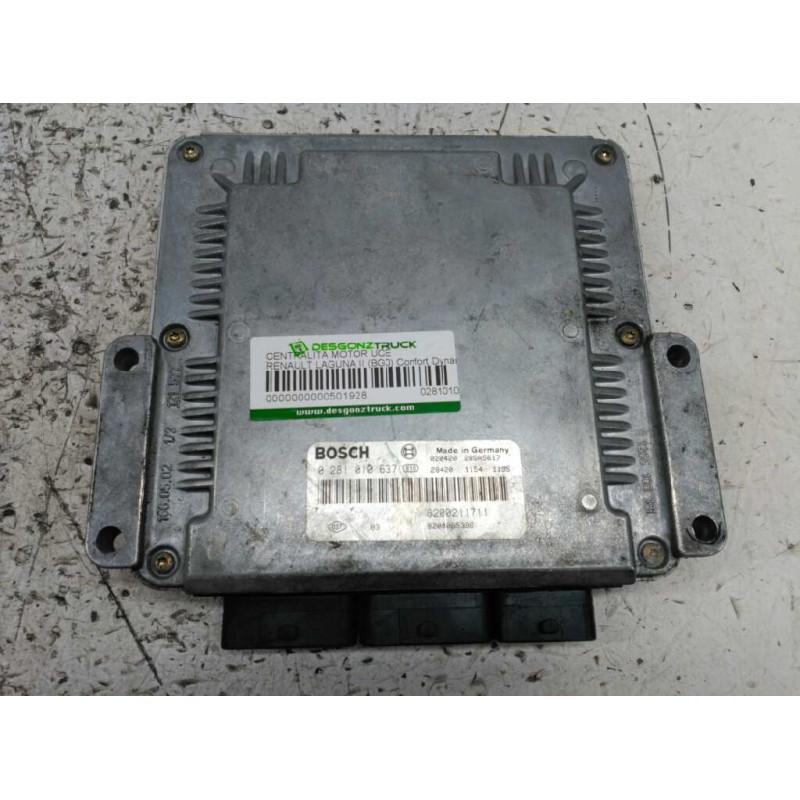 Recambio de centralita motor uce para renault laguna ii (bg0) confort dynamique referencia OEM IAM 0281010637 8200211711 