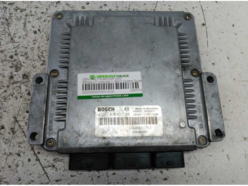 Recambio de centralita motor uce para renault laguna ii (bg0) confort dynamique referencia OEM IAM 0281010637 8200211711 