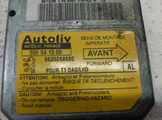 Recambio de centralita airbag para peugeot 206 berlina xr referencia OEM IAM 9635268880 550541500  2