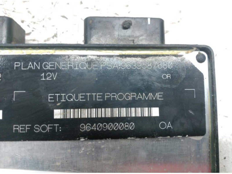 Recambio de centralita motor uce para peugeot 306 break boulebard referencia OEM IAM 9639587680 9640900080 