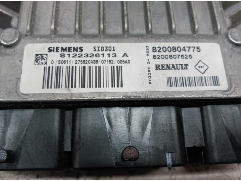 Recambio de centralita motor uce para renault scenic ii emotion referencia OEM IAM 8200804775 8200807626 S122326113