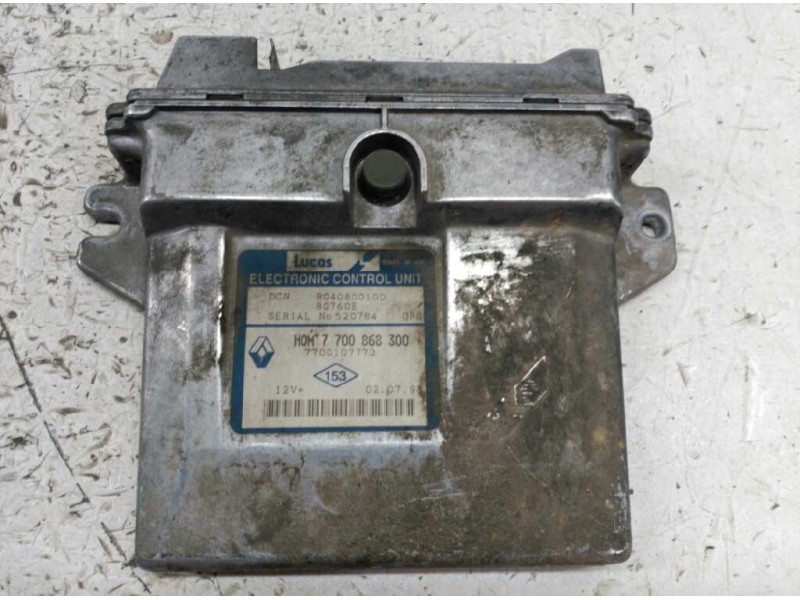 Recambio de centralita motor uce para renault kangoo (f/kc0) referencia OEM IAM 7700868300 80760E 7700107773