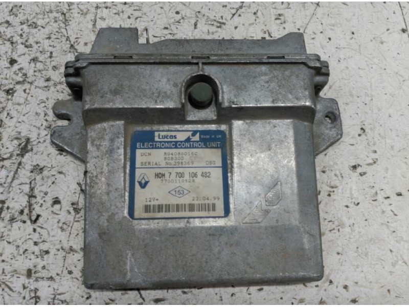Recambio de centralita motor uce para renault trafic (desde 5.89) referencia OEM IAM 7700106482 80830D 7700110128