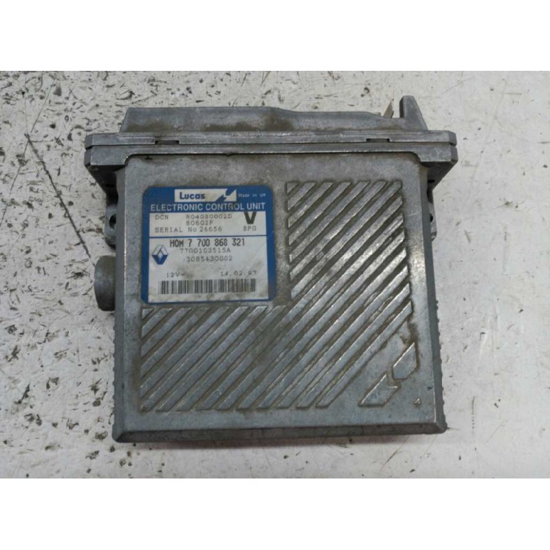 Recambio de centralita motor uce para volvo s40 berlina 1.9 turbodiesel referencia OEM IAM 7700868321 80602F 7700103515A