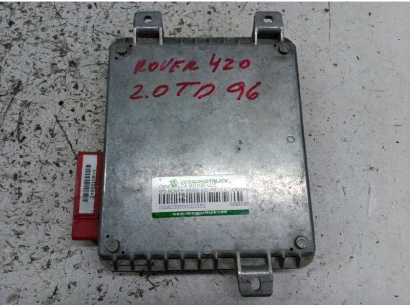 Recambio de centralita motor uce para mg rover serie 400 (rt) 2.0 turbodiesel referencia OEM IAM MSB100580  