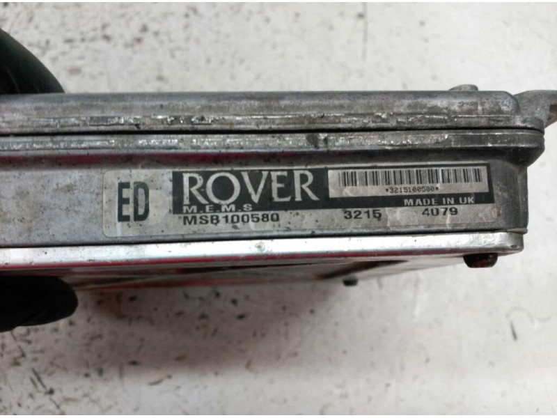 Recambio de centralita motor uce para mg rover serie 400 (rt) 2.0 turbodiesel referencia OEM IAM MSB100580  