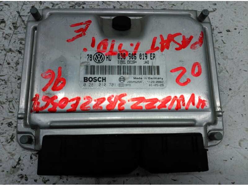 Recambio de centralita motor uce para volkswagen passat berlina (3b3) advance referencia OEM IAM 038906019EP 0281010701 BOSCH