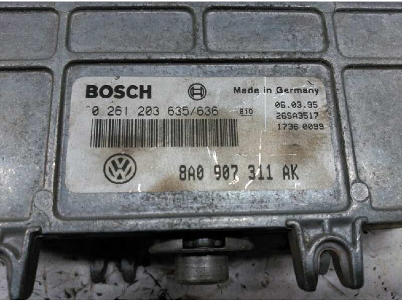 Recambio de centralita motor uce para seat toledo (1l) base referencia OEM IAM 8A0907311AK 0261203635 BOSCH