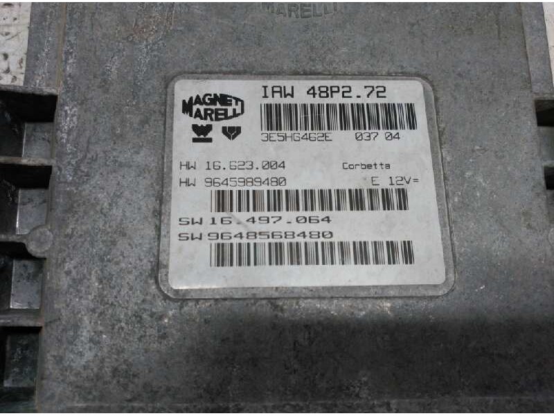 Recambio de centralita motor uce para citroen c3 1.1 cool referencia OEM IAM IAW48P272 9645989480 9648568480