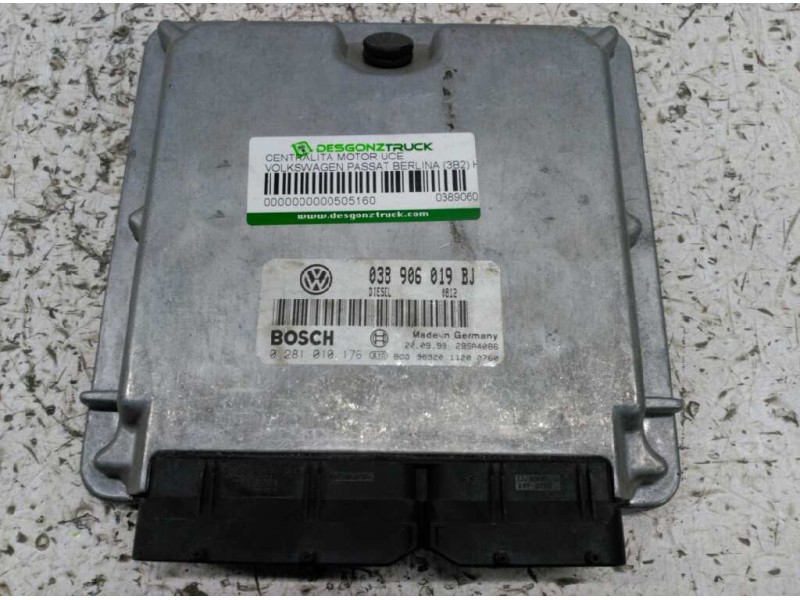 Recambio de centralita motor uce para volkswagen passat berlina (3b2) highline referencia OEM IAM 038906019BJ 0281010176 28SA408
