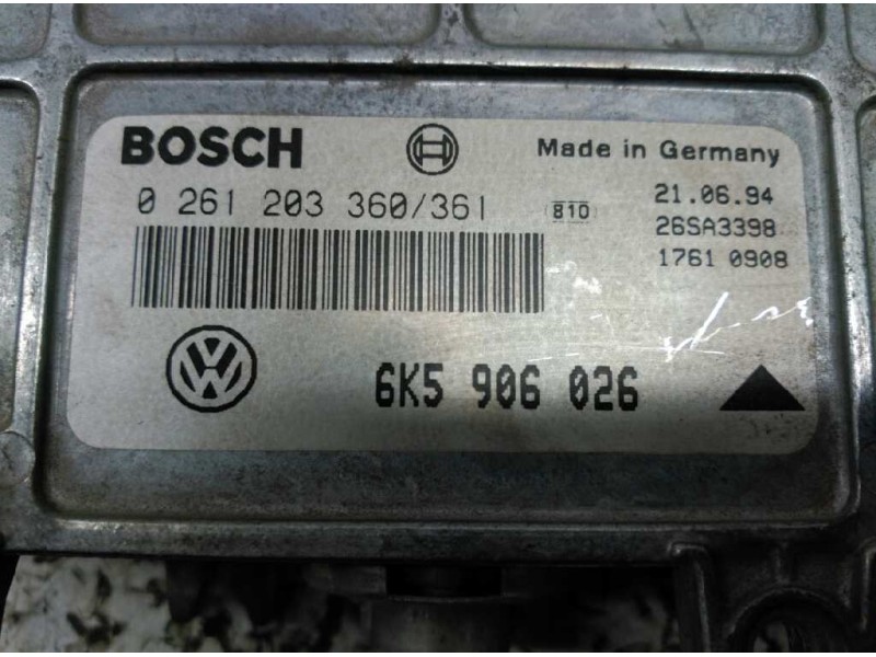 Recambio de centralita motor uce para seat ibiza (6k1) select referencia OEM IAM 0261203360 6K5906026 26SA3398