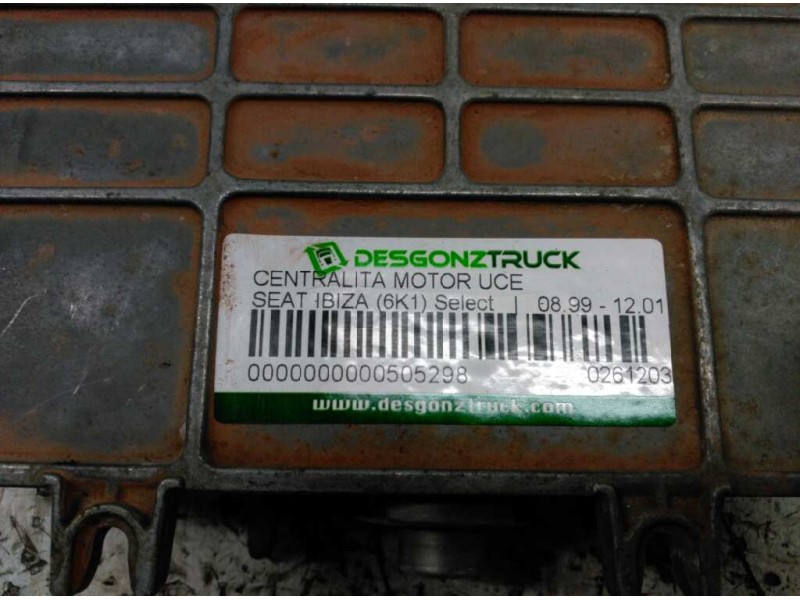 Recambio de centralita motor uce para seat ibiza (6k1) select referencia OEM IAM 0261203360 6K5906026 26SA3398