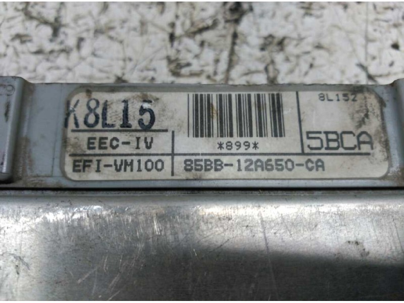 Recambio de centralita motor uce para ford escort cabrio xr3i referencia OEM IAM 85BB12A650CA  