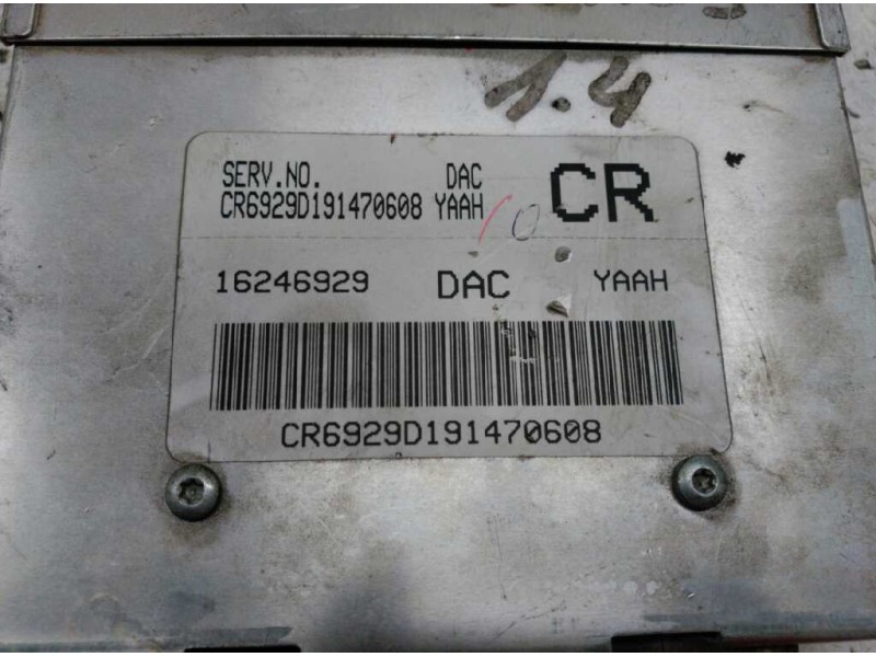 Recambio de centralita motor uce para daewoo lanos 1.4 cat referencia OEM IAM 16246929 CR6929D191470608 