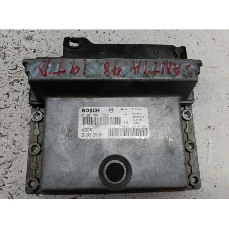 Recambio de centralita motor uce para citroen xantia berlina 1.9 turbodiesel referencia OEM IAM 0281001262 9624519580 