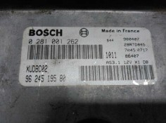 Recambio de centralita motor uce para citroen xantia berlina 1.9 turbodiesel referencia OEM IAM 0281001262 9624519580  2