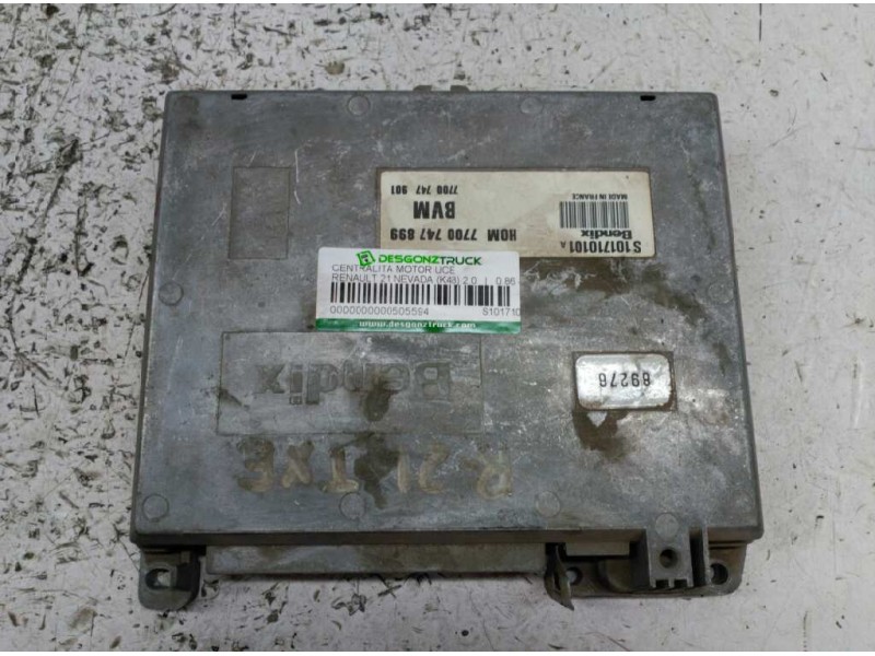 Recambio de centralita motor uce para renault 21 nevada (k48) 2.0 referencia OEM IAM S101710101 7700747899 