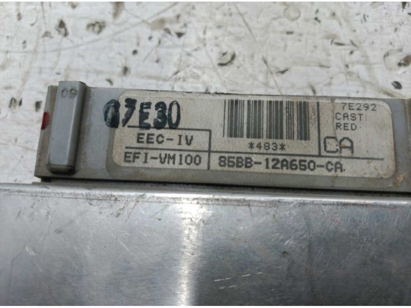 Recambio de centralita motor uce para ford sierra berlina 2.0 (ohc) referencia OEM IAM 85BB12A650CA  