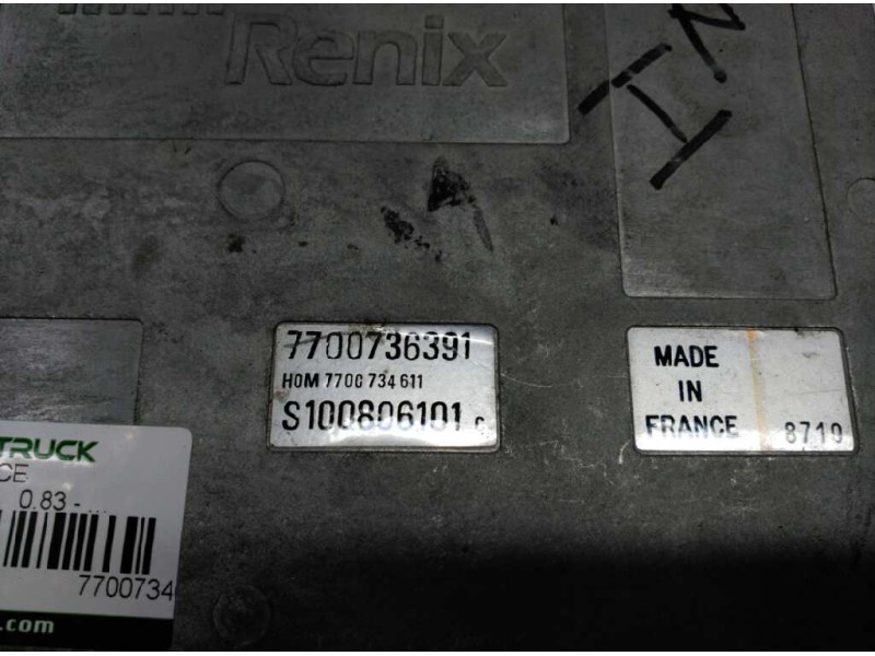 Recambio de centralita motor uce para renault 25 (b29) 2.0 referencia OEM IAM 7700734611 S100806101 