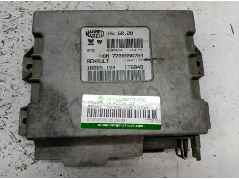 Recambio de centralita motor uce para renault twingo (co6) 1.3 cat referencia OEM IAM 7700856784 IAW6R20 