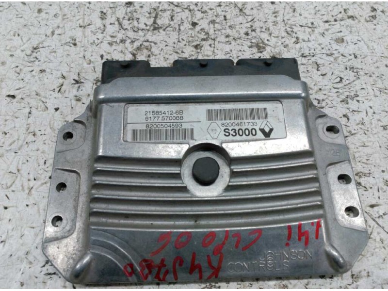 Recambio de centralita motor uce para renault clio iii 1.4 16v referencia OEM IAM 8200504593 8200461733 