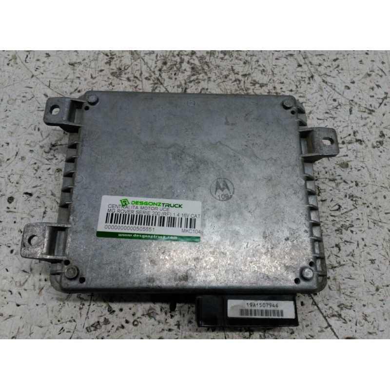 Recambio de centralita motor uce para mg rover serie 200 (rf) 1.4 16v cat referencia OEM IAM MKC104021  