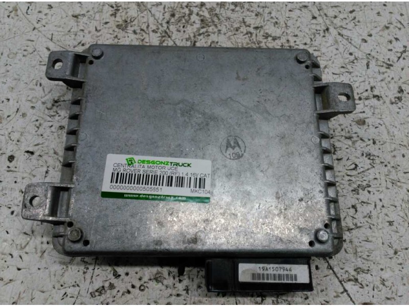 Recambio de centralita motor uce para mg rover serie 200 (rf) 1.4 16v cat referencia OEM IAM MKC104021  