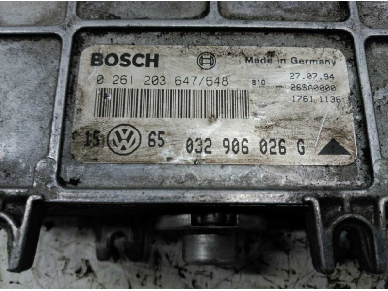 Recambio de centralita motor uce para volkswagen golf iii berlina (1h1) cl referencia OEM IAM 0261203647 032906026 26SA0000