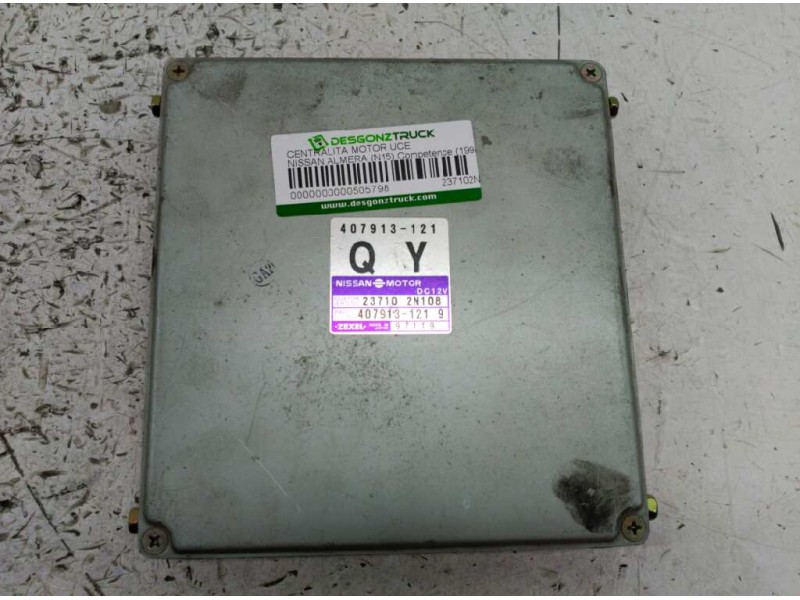 Recambio de centralita motor uce para nissan almera (n15) competence (1998) referencia OEM IAM 237102N108 4079131219 97119