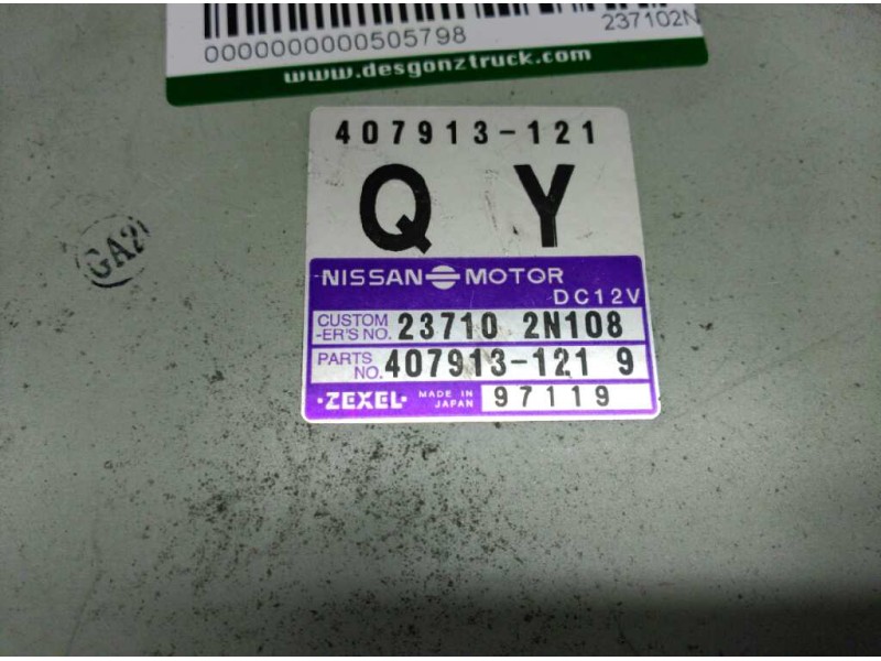 Recambio de centralita motor uce para nissan almera (n15) competence (1998) referencia OEM IAM 237102N108 4079131219 97119