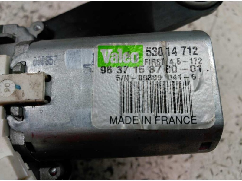 Recambio de motor limpia trasero para citroen c2 furio referencia OEM IAM 9637158780  