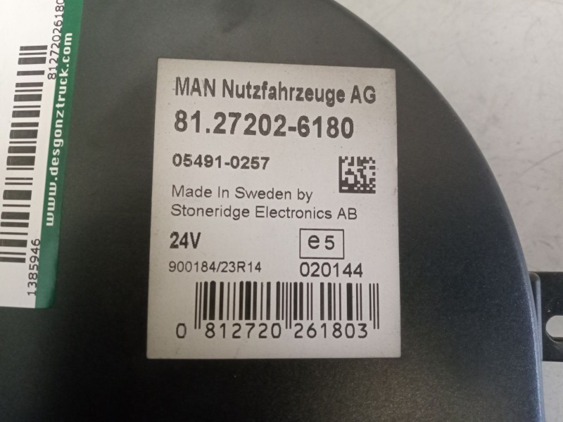 Recambio de cuadro instrumentos para man tg - a 26.xxx 10.5 diesel referencia OEM IAM 81272026180  