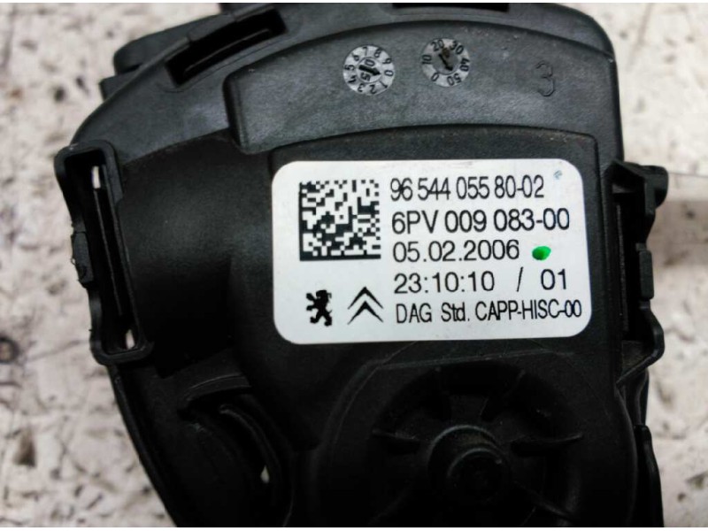 Recambio de potenciometro pedal para citroen c2 furio referencia OEM IAM 9654405580  
