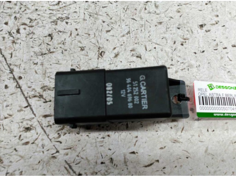 Recambio de rele para opel astra f berlina básico referencia OEM IAM 9640469680 51252002 