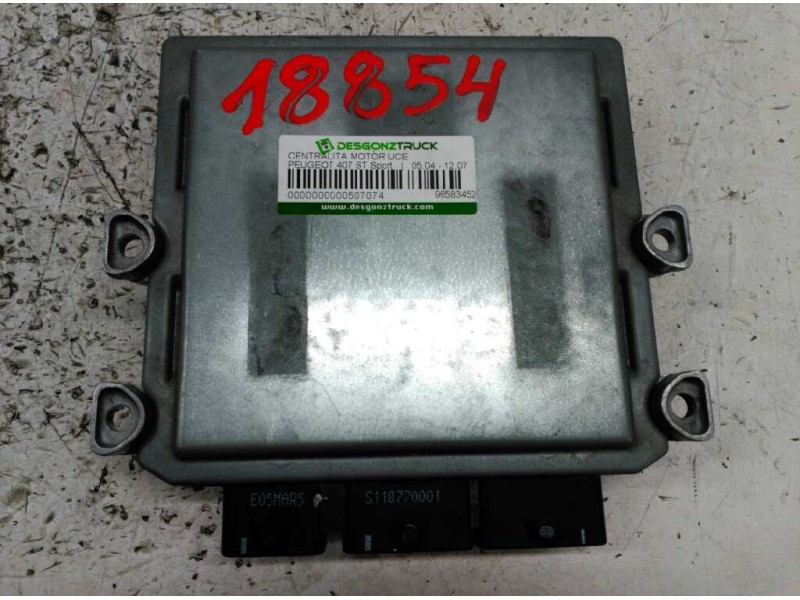 Recambio de centralita motor uce para peugeot 407 st sport referencia OEM IAM 9658345280 9655041480 