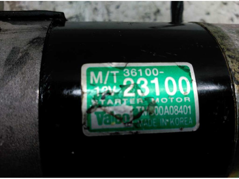 Recambio de motor arranque para hyundai coupe (gk) 1.6 fx referencia OEM IAM TM000A08401 23100 VALEO