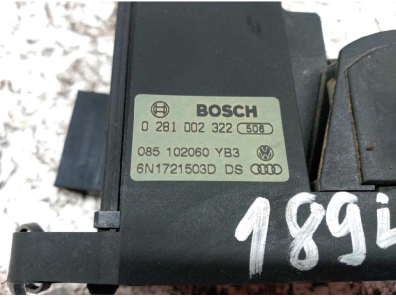 Recambio de potenciometro pedal para volkswagen polo berlina (6n2) trendline referencia OEM IAM 0281002322 085102060YB3 