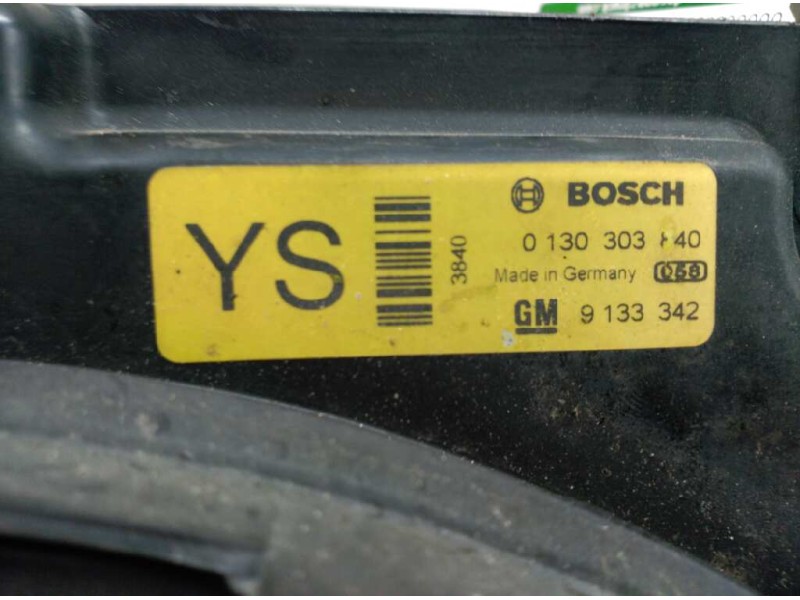 Recambio de electroventilador aire acondicionado para opel astra g berlina club referencia OEM IAM 9133342 0103303840 