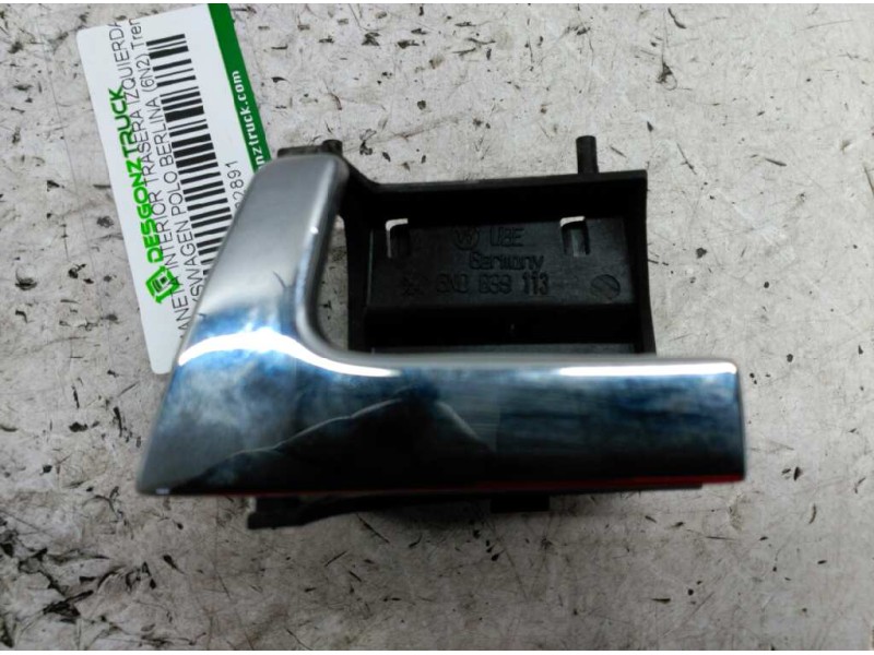 Recambio de maneta interior trasera izquierda para volkswagen polo berlina (6n2) trendline referencia OEM IAM   