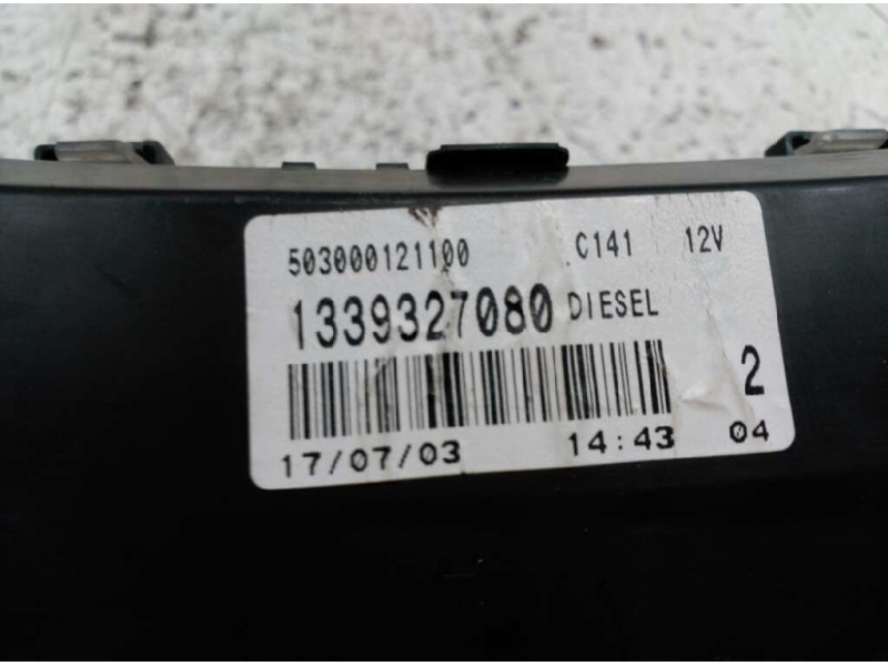 Recambio de cuadro instrumentos para citroen jumper caja cerrada desde ´02 referencia OEM IAM 1339327080  